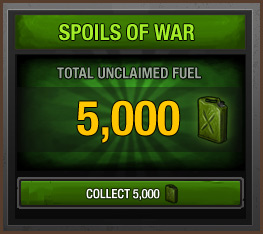 Collecting an Alliance War fuel reward
