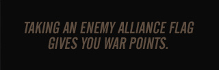 Survivors capturing an enemy alliance banner